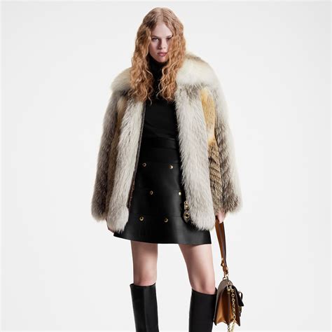 louis vuitton coat womens|louis vuitton women's fur coats.